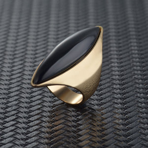Black Stone Party Ring