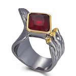 Red Square Top Ring