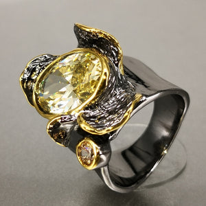 Golden Cut Ring