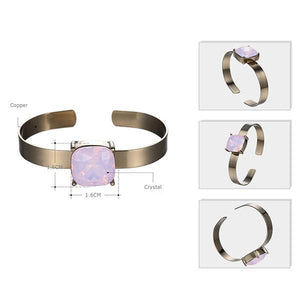 Elegant Cube Cuff Bracelet