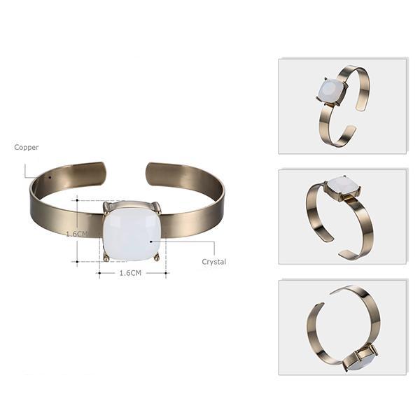 Elegant Cube Cuff Bracelet